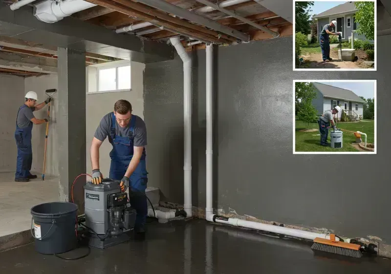 Basement Waterproofing and Flood Prevention process in Higginsville, MO